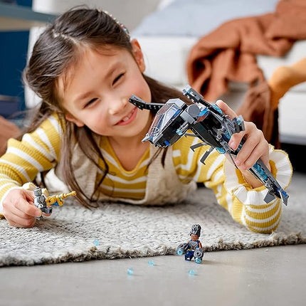LEGO Marvel Black Panther Dragon Flyer 76186 Building Kit Toy; Create The Final Battle Scene from Avengers: Endgame; New 2021 (202 Pieces)