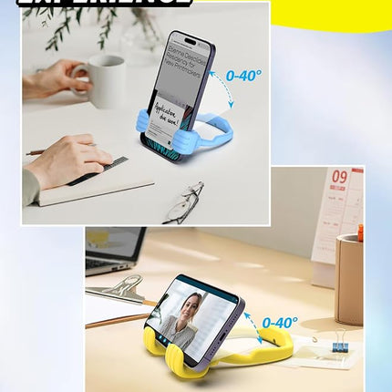 Stocking Stuffers for Teens Girls Kids Boys: Gifts for Men Women Thumbs Up Lazy Cellphone Holder for Desk Funny Gifts for Adults Teenager Mom Husband Friends Stuff Who Have Everything Christmas Ideas