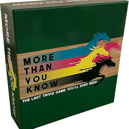 More Than You Know – A Party Trivia Game with an Expansion App Providing Abundant Additional Categories and Questions