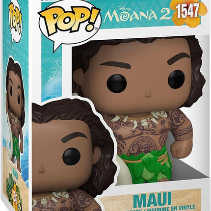 Funko POP Disney: Moana 2 - Maui - Collectable Vinyl Figure - Gift Idea - Official Merchandise - for Kids & Adults - Movies Fans - Model Figure for Collectors and Display