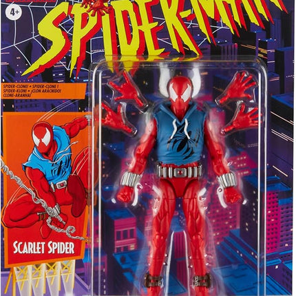 MARVEL Legends Series Scarlet Spider, Spider-Man Comics Collectible 6-Inch Action Figure