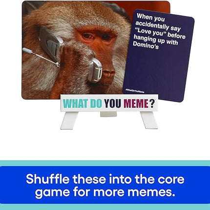 WHAT DO YOU MEME? Fresh Memes #2 Expansion Pack - Adult Card Games for Game Night from