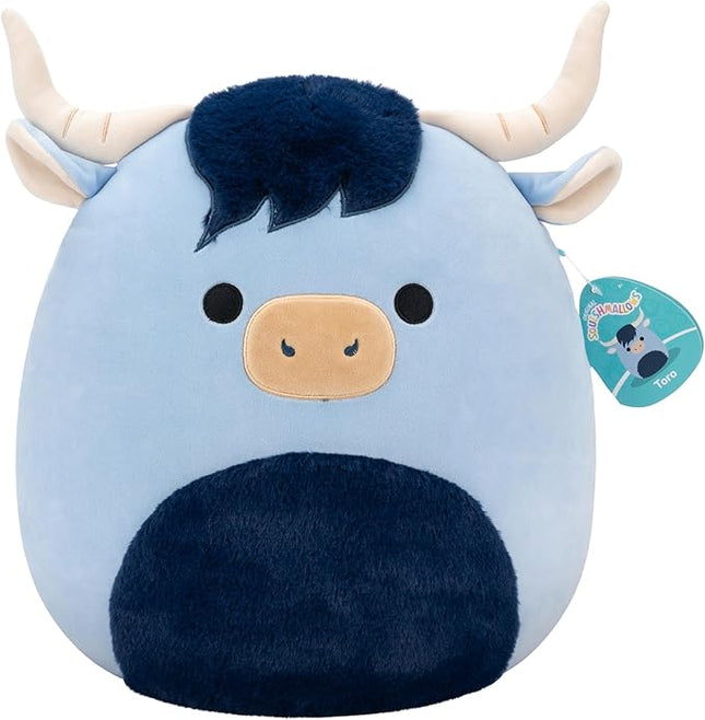 Squishmallows Original 14in Toro The Blue Highland Cow – Official Jazwares Plush (Large)