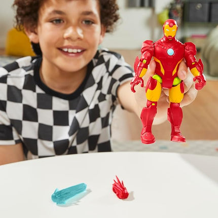 Avengers MixMashers Marvel Iron Man Custom Mix-and-Match Action Figure & Accessories, 5-Inch-Scale (12 cm) Super Hero Toys for Kids Ages 4+