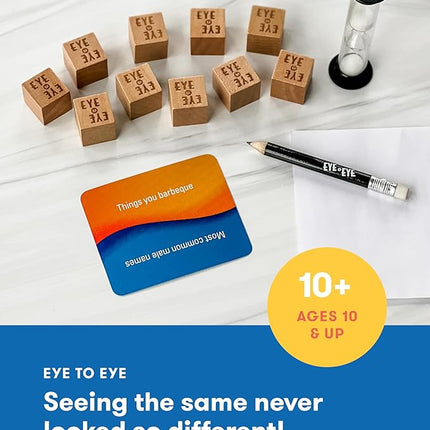 SimplyFun Eye to Eye - A Classic Category Matching and Conversation Game - A Prediction Game for Kids - 3 to 6 Players - Ages 10 & Up