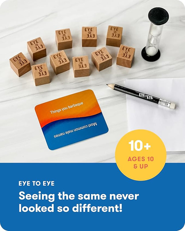 SimplyFun Eye to Eye - A Classic Category Matching and Conversation Game - A Prediction Game for Kids - 3 to 6 Players - Ages 10 & Up