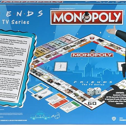 Monopoly Hasbro Gaming Friends The TV Series Edition Board Game for Ages 8 and Up (Amazon Exclusive)