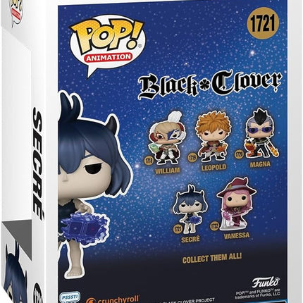 Funko POP! Animation: Black Clover - Secre - Secré - 1/6 Odds for Rare Chase Variant - Collectable Vinyl Figure - Gift Idea - Official Merchandise - for Kids & Adults - Anime Fans