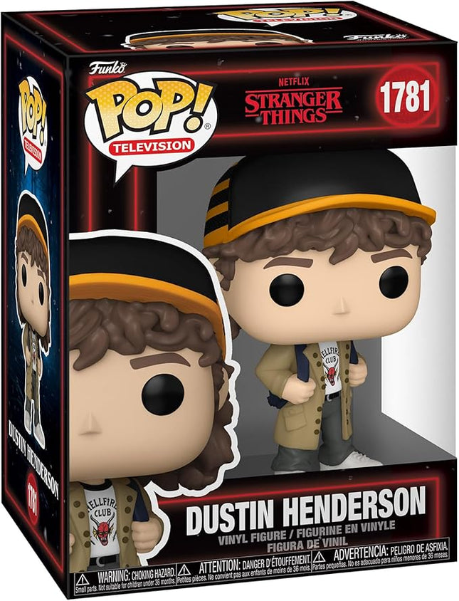 Funko Pop! TV: Stranger Things - Dustin Henderson - Collectable Vinyl Figure - Gift Idea - Official Merchandise - Toys for Kids & Adults - TV Fans - Model Figure for Collectors and Display