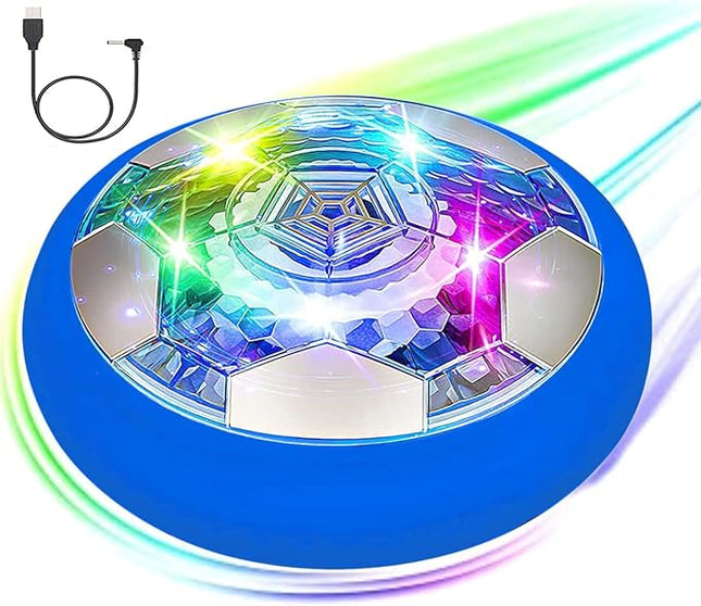 JRD&BS WINL Kids Toys Hover Soccer Ball - Battery Operated Air Floating With LED Light and Soft Foam Bumper, Indoor Outdoor Hover Game Gifts for Ages 3-16