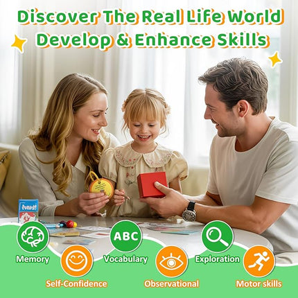 Indoor Scavenger Hunt for Preschool, 26pcs Scavenger Hunt Game Cards at Home, for Boys and Girls Ages 3-5, Birthday for Kids