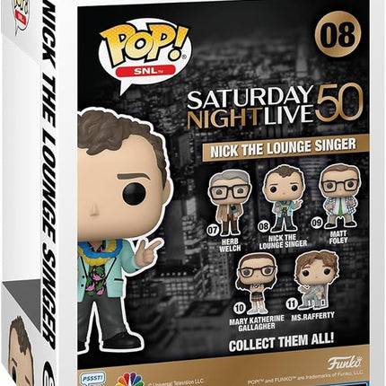 Funko Pop SNL: Saturday Night Live 50th Anniversary - Nick The Lounge Singer The Lounge Singer - Collectable Vinyl Figure - Gift Idea - Official Merchandise - Toys for Kids & Adults - Comedy Fans