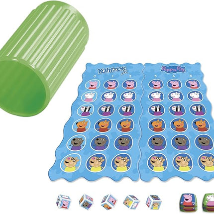 Hasbro Gaming Yahtzee Jr.: Peppa Pig Edition Board Game for Kids Ages 4 and Up, Counting and Matching Game for Preschoolers (Amazon Exclusive)