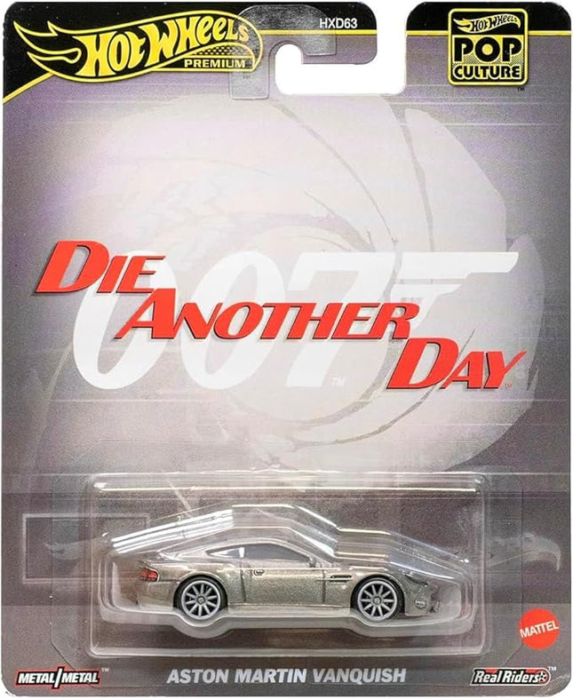 James Bond Aston Martin Vanquish Die Another Day Movie Car - Hot Wheels Premium 1/64