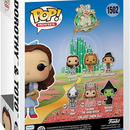 Funko POP! & Buddy: The Wizard of Oz - Dorothy Gale with Toto - Collectable Vinyl Figure - Gift Idea - Official Merchandise - for Kids & Adults - Movies Fans - Model Figure for Collectors and Display