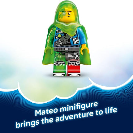 LEGO DREAMZzz Mateo vs. Cyber Brain Mech Robot Building Toy for Kids - Pretend Play Set W/Matteo & Dreamling Toy Figures for Boys & Girls, Ages 8+ - 2 Ways to Build - Gift Idea for Birthdays - 71495