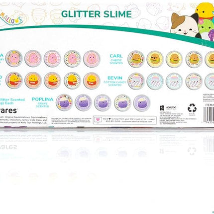 Original Squishmallows Ultimate Compounds Set, 25-Pack, Scented Glitter Slimes, Slime Party Favors for Kids, Slime Bulk, Kids Party Favors Goodie Bags, Mini Squishmallows, Mini Slime, Sludge Toys