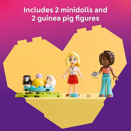 LEGO Friends Guinea Pig Playground - Building Toy Pretend Play Set for Kids, Girls and Boys, Ages 5+ - with 2 Minidolls and 2 Animal Toys - Gift Idea for Birthdays - 42640