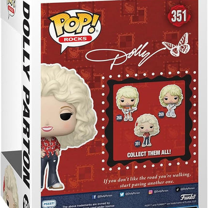 Funko POP! Rocks: Dolly Parton - ('77 Tour) - Collectable Vinyl Figure - Gift Idea - Official Merchandise - for Kids & Adults - Music Fans - Model Figure for Collectors and Display