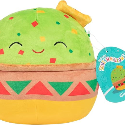 Squishmallows 8" Gideon The Guacamole Plush - Official Jazwares - Soft Cute Avocado Stuffed Toy for Kids, Collectors & Gifts -Hugging Cuddly Pillow Squishy, Adorable Character for Playtime & Decor