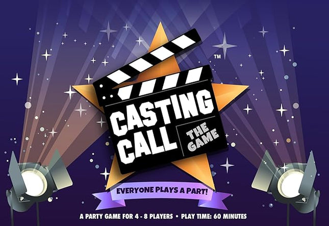 Casting Call Original Edition - Party Card Game - Hilarious Hollywood Theme Card Game for Family Game Night - for Adults and Teens - 4-8 Players, Play Time 30-40 Minutes