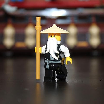 LEGO NINJAGO Minifigure - Master Sensei Wu (Legacy) with Brown Staff 70670