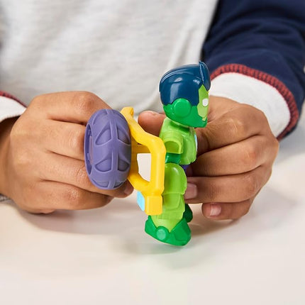 IRON MAN AND HIS AWESOME FRIENDS Marvel Iron Hulk Iron Racer Action Figure & Toy Vehicle, 3-Inch Super Hero Toys for Kids, Ages 3+