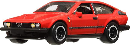 Hot Wheels Premium Car Culture Collectible Toy Car, 1:64 Scale Die-Cast Alfa Romeo GTV 6 3.0, World Tour Vehicle with Real Riders Tires