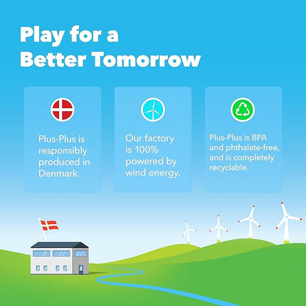 PLUS PLUS - Learn to Build Super Set - Basic Mix, 1,200 Pieces w/ 4 Baseplates - Construction Building Stem / Steam Toy, Interlocking Mini Puzzle Blocks for Kids