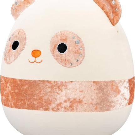 Squishmallows Original 14in Bee The Peach Velvet Panda – Official Jazwares Plush (Large)