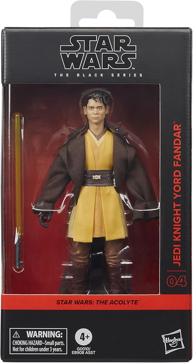 Star Wars The Black Series Yord Fandar Jedi Knight 6-inch Collection Figure The Acolyte
