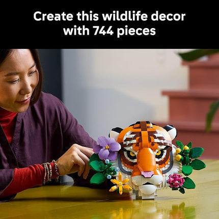 LEGO Art The Fauna Collection – Tiger, Building Set for Adults 18+ - New Home or Housewarming Gift Idea - Collectible DIY Kit for Men and Women Who Enjoy Arts and Crafts - 31217