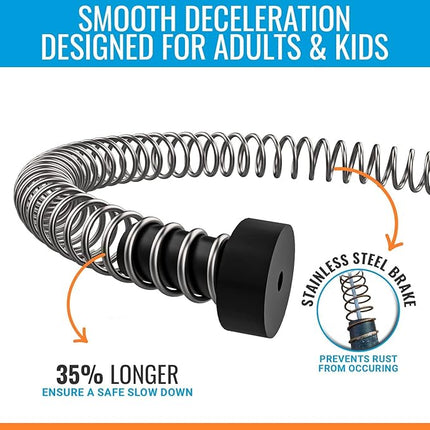 Zip Line Kit for Kids and Adults, 100/120/150/200 ft, Up to 350 Lbs, Removable Trolley, Rustproof Stainless Steel, Quick Setup with Ratchet, Safety Harness, Backyard Adventure Fun W/Climbing Holds