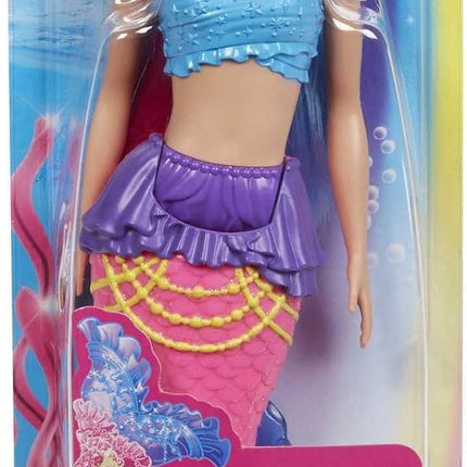 Barbie Dreamtopia Mermaid Doll with Pink & Blue Hair & Tail, Plus Tiara Accessory