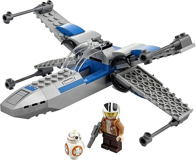 LEGO Star Wars Resistance X-Wing 75297 Building Kit; Awesome Starfighter Building Toy for Kids Aged 4 and Up, Featuring Poe Dameron and BB-8; New 2021 (60 Pieces)