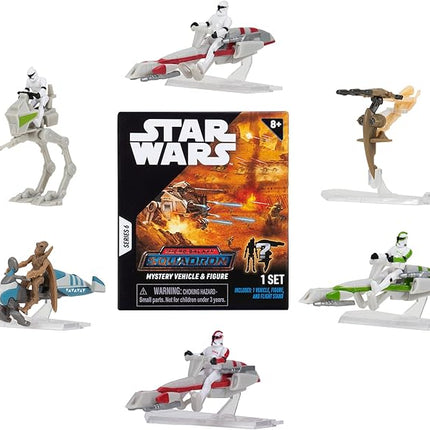 Star Wars Micro Galaxy Squadron Lt. Callahan’s E-wing Mystery Bundle - 5-Inch and 2.5-Inch Vehicles with Accessories (Amazon Exclusive)