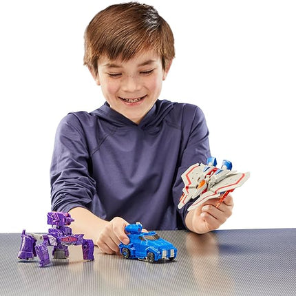 Transformers Decepticon Commander 3-Pack of 5-Inch Robot Action Figures for Boys and Girls, Starscream, Shockwave & Soundwave, Interactive Toys for Kids Ages 6 and Up (Amazon Exclusive)