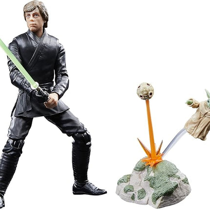 STAR WARS The Black Series Luke Skywalker & Grogu, The Book of Boba Fett, 6-Inch Action Figures, 2-Pack with 9 Accessories, Ages 4 and Up