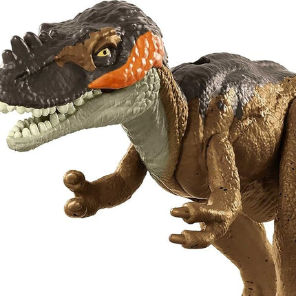 Jurassic World Toys Wild Pack Alioramus Carnivore Dinosaur Action Figure Toy with Movable Joints, Realistic Sculpting & Attack Feature, Kids Gift Ages 3 Years & Older