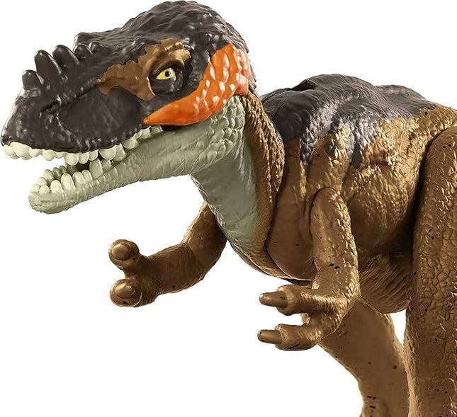 Jurassic World Toys Wild Pack Alioramus Carnivore Dinosaur Action Figure Toy with Movable Joints, Realistic Sculpting & Attack Feature, Kids Gift Ages 3 Years & Older