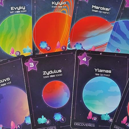 Galaxy Rush | 2 Player Strategic Card Game with Engine Building, Set Collection, Card Drafting and Racing