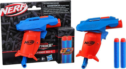 Spear Nerf Alpha Strike Slinger SD-1, Launcher and 2 Official Darts - F2491 - Hasbro
