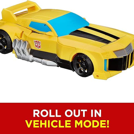 Transformers Toys Heroic Bumblebee Action Figure - Timeless Large-Scale Figure, Changes into Yellow Toy Car, 11" (Amazon Exclusive)