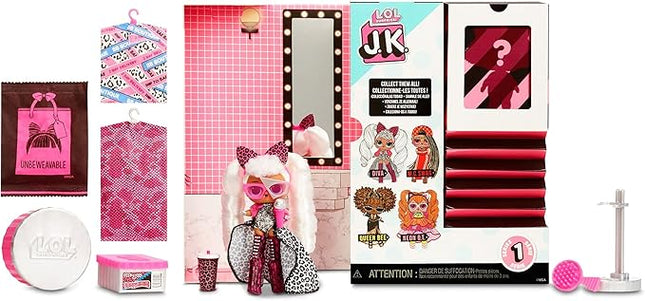 L.O.L. Surprise! LOL Surprise JK Mini Fashion Doll Diva with 15 Surprises Including Dress Up Doll Outfits, Exclusive Doll Accessories - Gifts for Girls and Mix Match Toys for Kids 4-15 Years