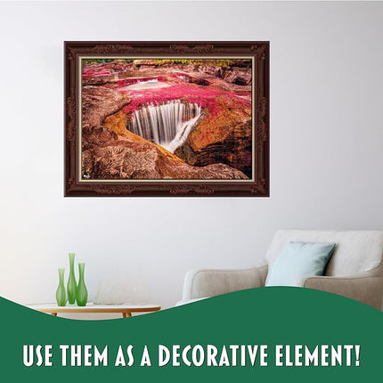 RONDA 1000 Piece Natural Wonders Puzzle Set - World Jigsaw Collection, Family Challenge 3-Pack, Adult and Kids Brain Teaser