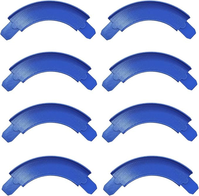 Track Connectors Pieces Compatible with Hot Wheels,90 Degree,Size L,8 Packs