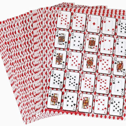 Regal Games - Poker Keeno Bulk Game Set - Includes 36 Two-Sided Boards, 600 Scoring Chips, 1 Deck of Standard Poker Cards - 72 Unique Board Layouts- Casino Night Card Game- Compatible w Poker Keno