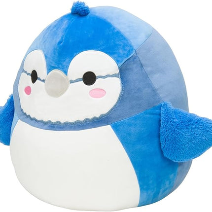 Squishmallows Original 14-Inch Babs Blue Jay with Fuzzy Wings - Large Ultrasoft Official Jazwares Plush