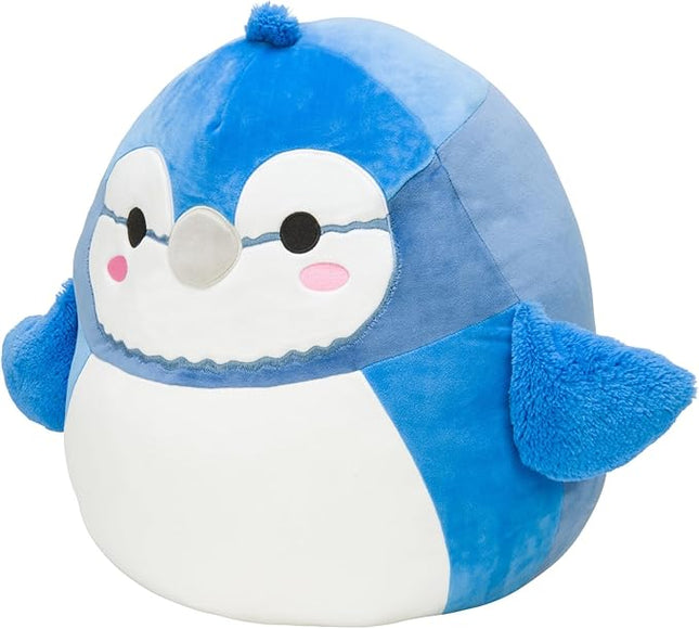 Squishmallows Original 14-Inch Babs Blue Jay with Fuzzy Wings - Large Ultrasoft Official Jazwares Plush