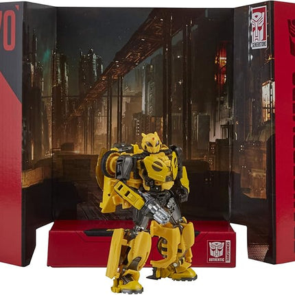 Transformers Toys Studio Series 70 Deluxe Class Bumblebee B-127 Action Figure - Ages 8 and Up, 4.5-inch, Yellow